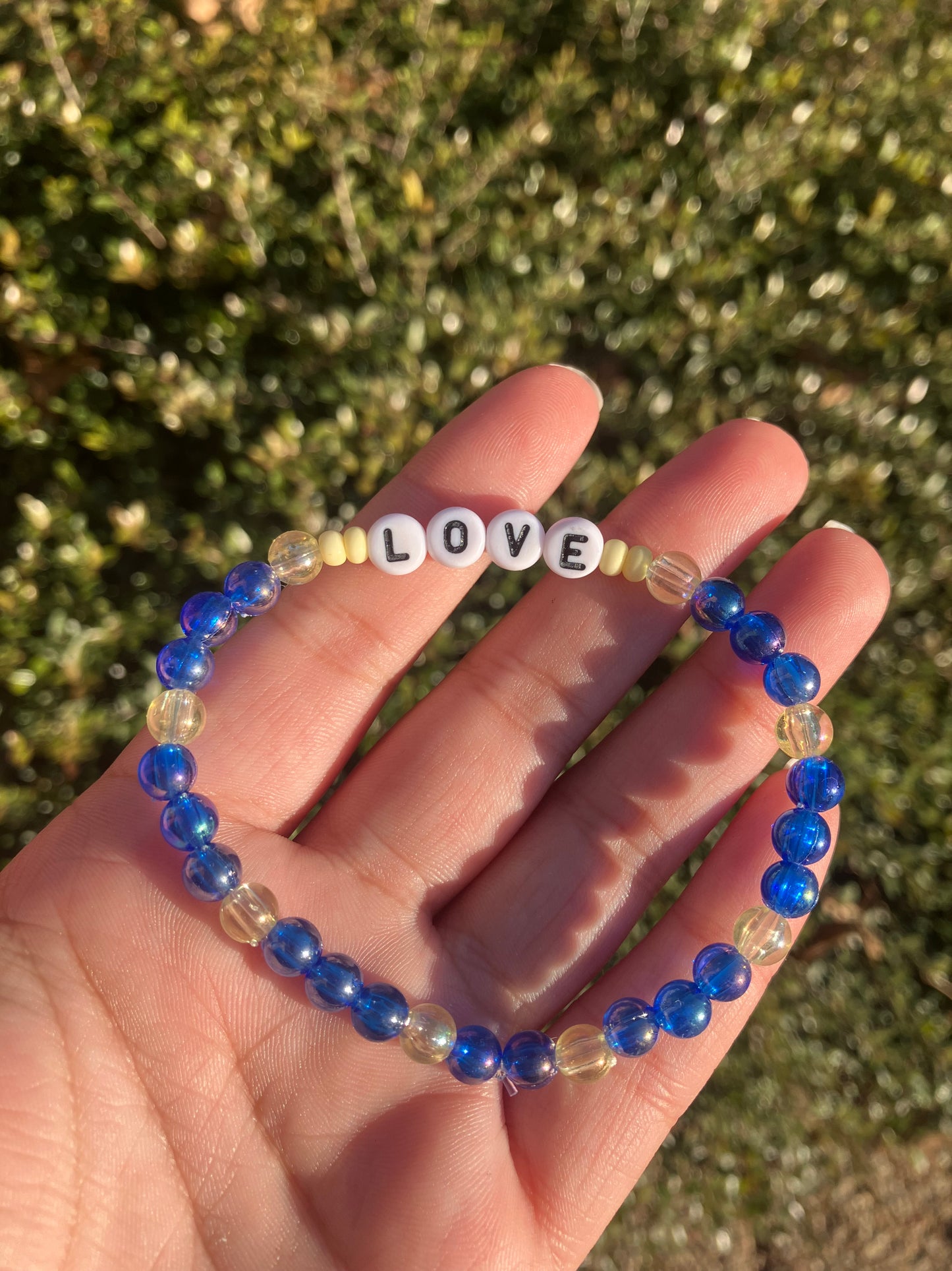 Beaded Word Bracelets